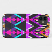 Heet Roze Pop Azteken Case-Mate iPhone Case (Achterkant (horizontaal))