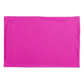 Heet Roze Retro Dolly Monogram Kussensloop (Achterkant)