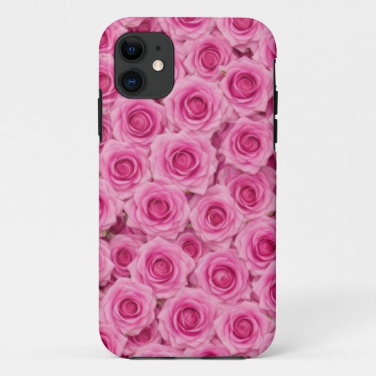 Heet Roze Roos Telefoon Case (Achterkant)