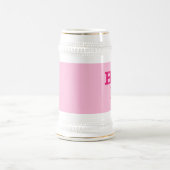 Heet Roze roze linkerhand wit stein gouden sieraad Bierpul (Center)