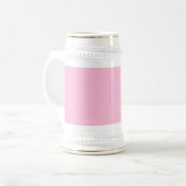 Heet Roze roze linkerhand wit stein gouden sieraad Bierpul (Voorkant links)