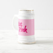 Heet Roze roze wit stein gouden sieraad Bierpul (Voorkant links)