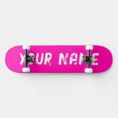 Heet Roze Skateboard (Horizontaal)