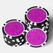 Heet Roze Sparkly Girly Poker Chips Meisjes Night  (Opstapeling)