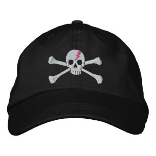 Heet Roze Thunderbolt Crossbones Pet