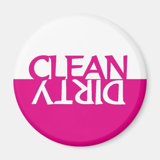 Heet Roze Vaatwasser Magnet Magneet (Voorkant)