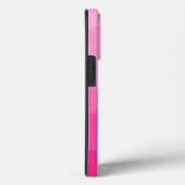 Heet roze verloop geometrisch meshpatroon Case-Mate iPhone case (Achterkant / Rechts)
