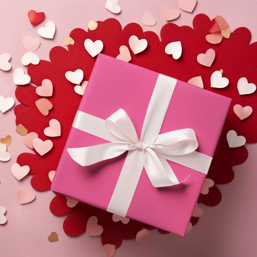 Heet Roze Verpakkende Document Broodje Cadeaupapier