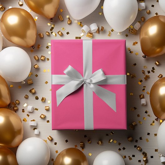 Heet Roze Verpakkende Document Broodje Cadeaupapier