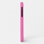 Heet Roze Verticaal Vet Monogram Initialen Case-Mate iPhone Case (Achterkant/links)