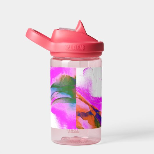 Heet roze waterverven waterfles (Rechts)