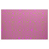 Heet Roze Zigzag Leopard Print Patroon Fabric Stof (Fat Quarter)