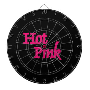 Heet Roze zwart dartboard Dartbord
