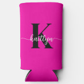 Heet Roze Zwarte Monogram (Voorkant)