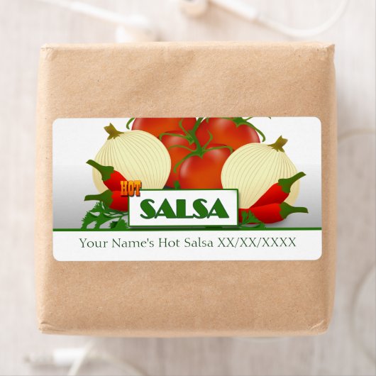 Heet Salsa PReservebliketiket Etiket (Insitu)