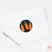 Heet sausflessen ronde sticker (Envelop)