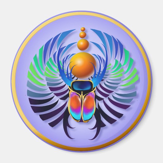 Heet Scarab licht Magneten (Voorkant)