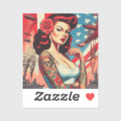 Heet Tattoo Pin-up Sticker (Vel)