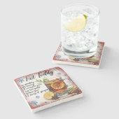 Heet Toddy Recept Marmeren Onderzetter (Zijkant)