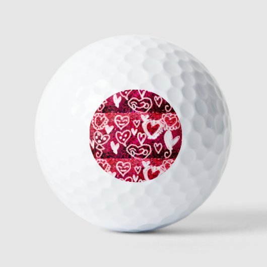 Heet Valentijnsdag Mok Papier Cups snoep Jar Red Golfballen (Voorkant)