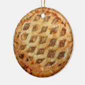 Heet verse appeltaart keramisch ornament (Links)