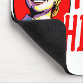 Heet voor Hillary! Mousepad  Muismat (Hoek)