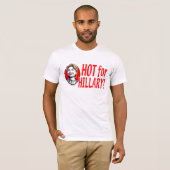 Heet voor Hillary! Shirt (Voorkant volledig)