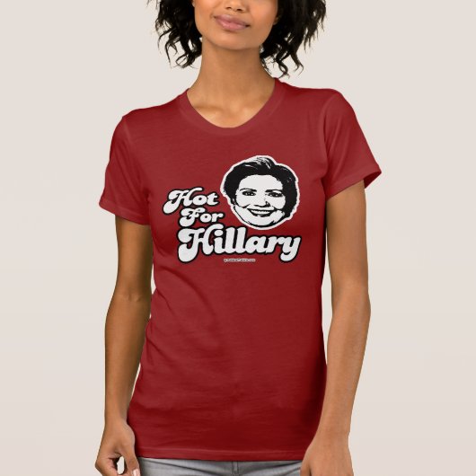 Heet voor Hillary T-shirt (Voorkant)