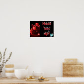Heet ze op poster (Keuken)