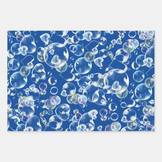 Heet zeep Bubbles Inpakpapier Vel (Voorkant)