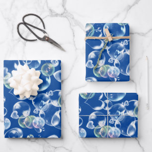 Heet zeep Bubbles Inpakpapier Vel