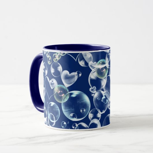 Heet zeep Bubbles Mok (Voorkant links)