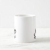 Heet zwart en zoet koffiemok (Center)