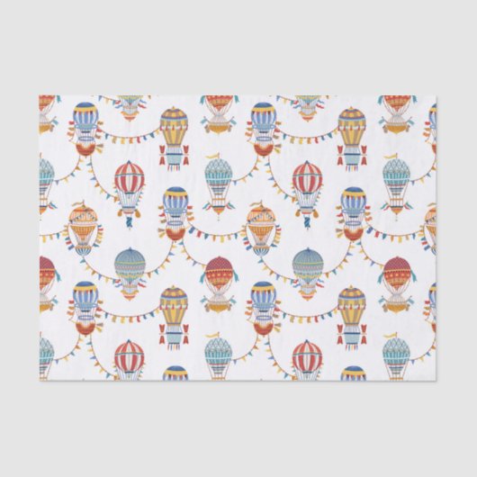 Heete Luchtballonnen Tissuepapier (Voorkant)