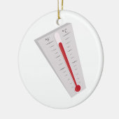Heetthermometer Keramisch Ornament (Links)