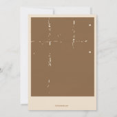 Hef een glas bier geheven Uitnodiging (Achterkant)