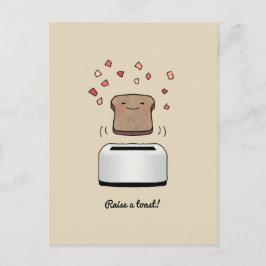 "Hef een toast op!" Briefkaart