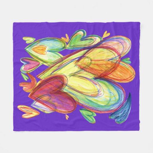 Hef Harde kunsten Kunst zachte vloeren Aangepaste  Fleece Deken (Voorkant (Horizontaal))