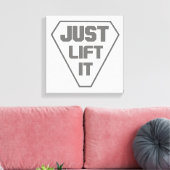 Hef het gewoon op canvas afdruk (Insitu (Woonkamer))