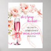 Hef het glas omhoog Ze bindt het knoop Vrijgezelle Poster (Voorkant)