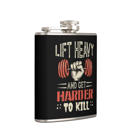 Hef zwaar op en wordt moeilijker te doden heupfles (Rechts)