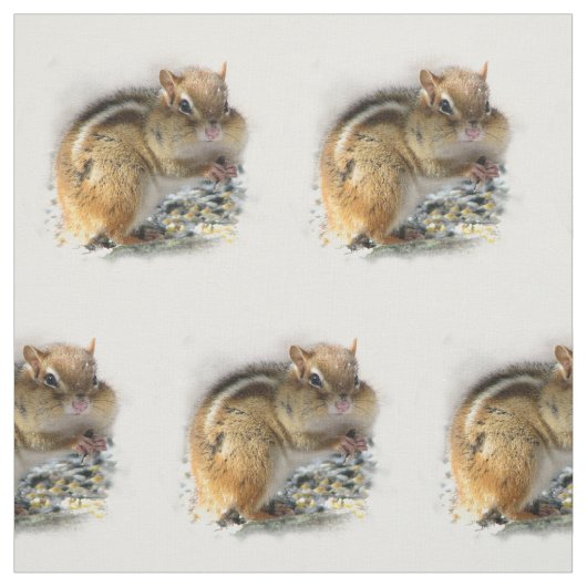 Hefbare Chipmunk Fabric Stof (Swatch)