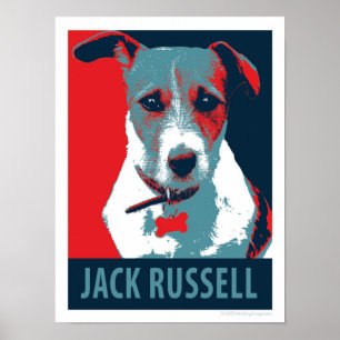 Hefboom Russell Terrier Political Parody Poster
