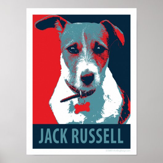 Hefboom Russell Terrier Political Parody Poster (Voorkant)