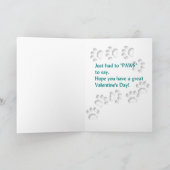 Hefboom Russell Terrier Valentines Feestdagen Kaart (Binnen)