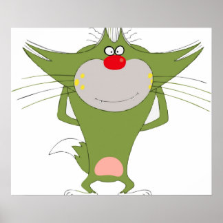 hefboommenrichter Oggy en Cockroaches Poster