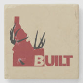 Heffing Buck Stenen Onderzetter (Voorkant)