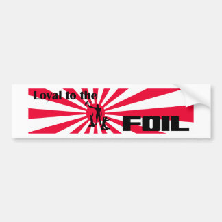 Heffing op de folie bumpersticker