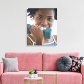 Hefgewicht Canvas Afdruk (Insitu (Woonkamer))