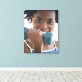 Hefgewicht Canvas Afdruk (Insitu (Houten vloer))